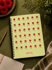 Sanskrit Floral Notebooks Gift Set (Pack of 3) | Madhuryam, Soundaryam & Mangalam