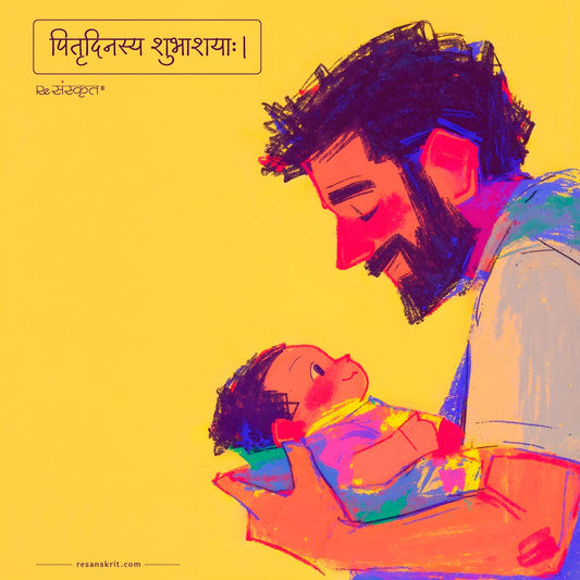 Sanskrit Shlok on Father’s Day