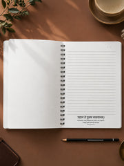 Sanskrit Floral Notebooks Gift Set (Pack of 3) | Madhuryam, Soundaryam & Mangalam