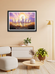 Seven White Horses (Vastu) - Wall Frame