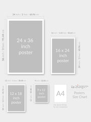 Office and School Motivational: 4 Posters Combo + FREE Wall Calendar
