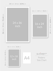 Seven White Horses (Vastu) - Wall Poster