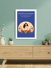 "Prioritize Self-Care" Sanskrit Wellness Wall Art