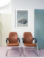 Brain Health Sanskrit Wall Art for Neurology Clinics