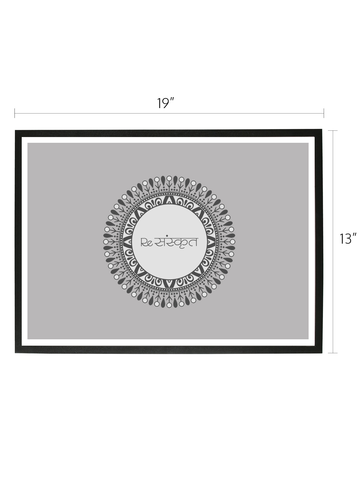 Altruistic Attitude Sanskrit Wall Frame Frames - ReSanskrit